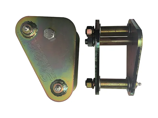 Superior Anti-Inversion Extended Shackles 2 Inch (50mm) Suitable For Nissan Patrol MQ Front (Pair) - MQEXSHF