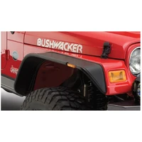 97-06 Jeep Wrangler Flat Style Flares 4pc - Black