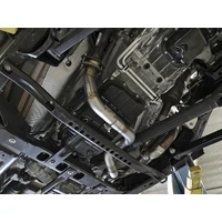 POWER Twisted Steel Y-Pipe 2-1/4in 409 SS Exhaust System 2018 Jeep Wrangler (JL) V6-3.6L