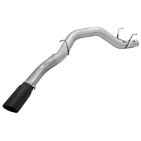 Atlas 5in DPF-Back Aluminized Steel Exh Dodge RAM Diesel 13-14 L6-6.7L Mega Cab w/ Black Tip