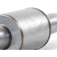 Atlas Exhaust 4in Aluminized Cat-Back w/ 304 SS Black Tip EcoBoost (F-150 11-13)