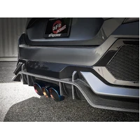 Takeda 3in 304 SS Cat-Back Exhaust w/ Blue Flame Tips (Civic Type R 17+)
