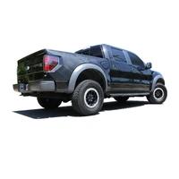 Rebel Series Exhaust SS Front Side Exit CB w/ Black Tips Ecoboost (F150 10-14)