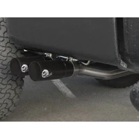 Rebel Exhausts Cat-Back SS V8 4.6// Black Tips (F-150 04-08)