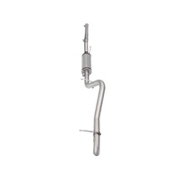 MACHForce XP 2-1/2in SS-409 Cat-Back Exhausts w/ 18in Muffler (Wrangler 07-17)
