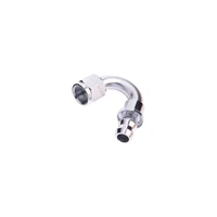 400 Series Push Lok 150 Deg Hose End -12AN - Silver