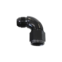 90 Deg Full Flow Female/Male Flare Swivel -12AN - Blue