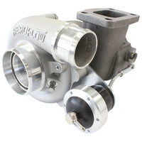 Boosted B5455 T3 .83 Internal Wastegate Turbocharger 660HP - Natural Cast Finish
