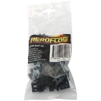 Cable Tie Screw Mount 17.6mm x 12.9mm - 50 Pack - Black