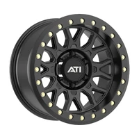 AT-01 17X8.5 Hybrid Beadlock Wheel - 5X150 -25 Black Hardware Kit (No ring) - Black