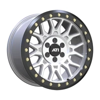 AT-01 17X8.5 Hybrid Beadlock Wheel - 6X114.3 Black Hardware Kit (No ring) - Machined