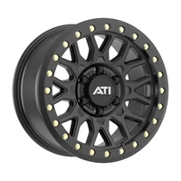 AT-01 17X8.5 Hybrid Beadlock Wheel - 6X139.7 +20 Black Hardware Kit (No ring) - Black