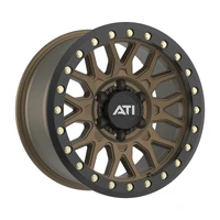 AT-01 17X8.5 Hybrid Beadlock Wheel - 6X139.7 -20 Black Hardware Kit (No ring) - Bronze