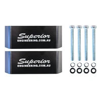 Gen 2 Billet Series 6061 - T6 Alloy Bump Stop Extensions 50mm Suitable For Toyota LandCruiser 76/78/79/80/105 Series Rear