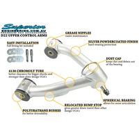 Chromoly Upper Control Arms Suitable For Nissan Navara D22 (Pair)