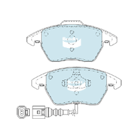 Ultimate+ Brake Pad Set Front (A1 10-18/A3 03-13) *SCRATCH AND DENT CLEARANCE*