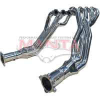 Extractors with 3in outlets (Camaro Gen 6 V8 6.2L 1 7/8in) - Silver