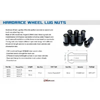 Motorsports SCM440 Wheel Lug Nuts M12 X 1.5 45mm (Civic 88-16/Integra 94-06)