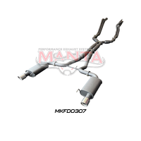 3in Full System With Centre Hotdog & Rear Muffler With Twin Tips (MUSTANG V8 FM 15-17)
