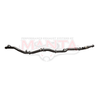 4in Single Turbo Back With Cat (Landcruiser VDJ79 V8 4.5L TD, Dual Cab Ute 12-16, (Without DPF))