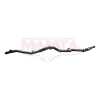 4in Single Turbo Back With Cat (Landcruiser VDJ79 V8 4.5L TD, Dual Cab Ute 12-16, (Without DPF))