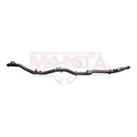 4in Single Turbo Back With Cat (Landcruiser VDJ79 V8 4.5L TD, Dual Cab Ute 12-16, (Without DPF))