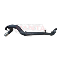 4in Single Side Exit No Cat & No Muffler (VDJ79 V8 4.5L TD, Dual Cab Ute 12-16,(Pre DPF),T/Back)