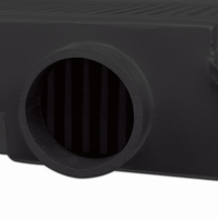 Performance Top-Mount Intercooler Kit (STi 08-20) Black Core, Red Hoses