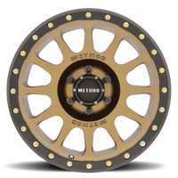 MR305 NV 17x8.5 5x127 25 Method Bronze - Matte Black Lip