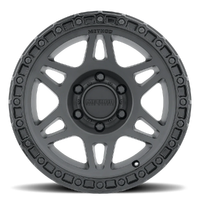 MR312 17x8.5 6x139.7 0 Matte Black - Gloss Black Lip