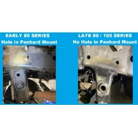 Weld on Front Panhard Brace Suitable For Toyota LandCruiser 80/105 Series Late Model