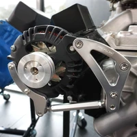 Alternator Bracket Kit Aluminium Black Water Pump Mount Mopar For Chrysler Small Block