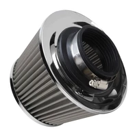Air Filter Pod Style 100mm High 63.5mm 2-1/2in Neck - Stainless