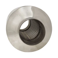 Resonator Super Quiet 3.00''inlet/Outlet SS304 Mirror Polished Round 150mm Diameter 370mm Length