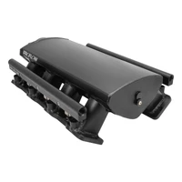 SuperMax EFIintake Manifold Kit Low Profile For Holden Commodore LS3/L92 Fabricated Black w/Fuel Rails 102mm Bore