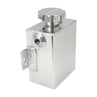 Radiator Expansion/Overflow Tank Fabricated Aluminium Square 1.4L 150mm H x 120mm L x 80mm W Polished