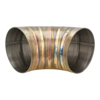 Pie Cut Welded Round Tube 304 Stainless Steel 3.5in 90 deg