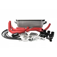 Front-Mount Intercooler Kit (STi 08-14) Silver Core, Red Piping