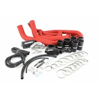 Front-Mount Intercooler Kit (WRX 08-14) Silver Core, Red Piping