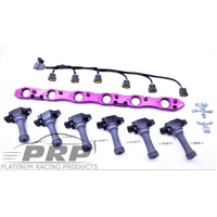 Nissan R34 NEO Motor Coil Kit Silver / Complete Kit - Bracket / Stalks / Coils / Loom / LOOM 1 - NEO Head on S1 Motor