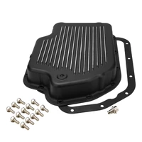 RTS Transmission Pan Extra Capacity Cast Aluminium Black Machined Finned Chev Holden TH400