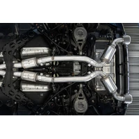 3" Cat Back Dual Rear Exit (Z 23-24) - T304 Stainless Steel