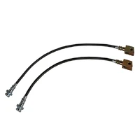Brake Lines Braided 4-5 Inch (100-125mm) Front Suitable For Patrol GU(3lt with ABS) (Pair)