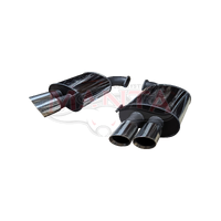 3in Dual Rear Mufflers With Quad Tips (MUSTANG V8)