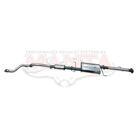 3in Catback Centre & Extended Rear Muffler (Cannon Alpha Ute,2.0L Turbo Petrol Hybrid,25 On)