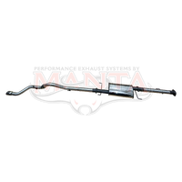 3in Catback Centre Muffler Extended Tail Pipe (Cannon Alpha Ute,2.0L Turbo Petrol Hybrid,25 On)
