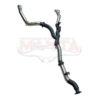 4in Dual DPF Back Without Muffler (Landcruiser VDJ79 V8 4.5L TD, Ute 16 On)