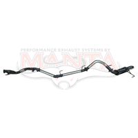 3in Turbo Back With Cat & With Rear Muffler, 4in Dump Tip (LANDCRUISER 300 SERIES V6)