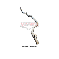 4in Turbo Back for Superior Eng Coil Conv With Cat & Muffler (Landcruiser VDJ79 Single & Dual Cab Ute)