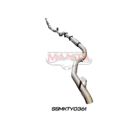 4in Turbo Back for Superior Eng Coil Conv 300 Ext With Cat (Landcruiser VDJ79 Single & Dual Cab Ute)